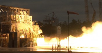 Test ogniowy silnika AJ26, 7 lutego 2011 / Credits: Aerojet